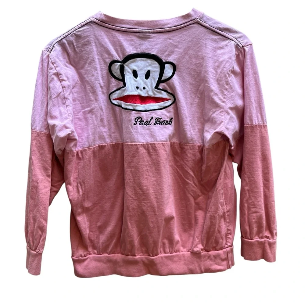 Paul Frank Pink and White Crewneck measures XS - Picture 5 of 8